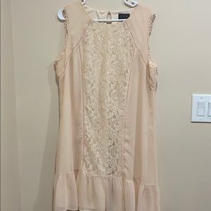 Pale pink 20s style dress